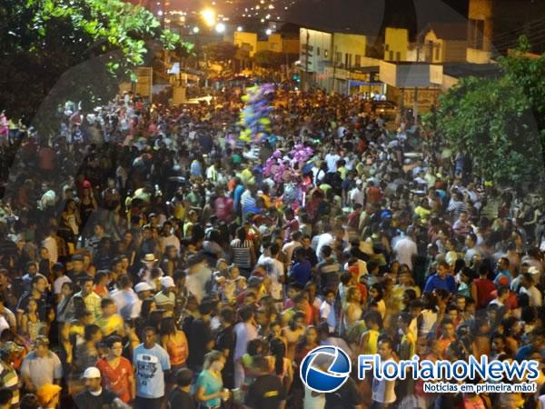 Arrastão reuniu mais de 40 mil foliões no Carnaval da Princesa do Sul.(Imagem:FlorianoNews)