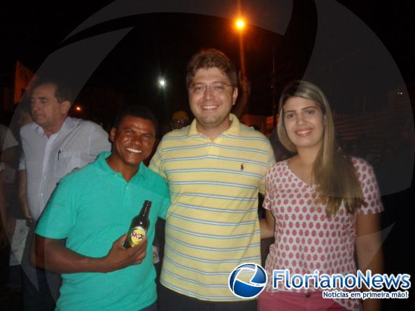 Deputado reeleito Gustavo Neiva Maia comemora vitória em Floriano.(Imagem:FlorianoNews)