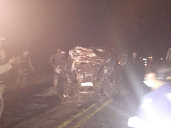 Prefeito e vice-prefeito de Pajeú morrem após acidente no rodoanel de Canto do Buriti.(Imagem:Divulgação)