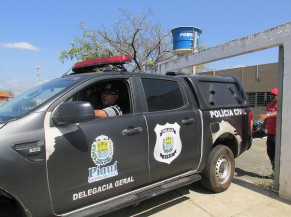 Presos foram levados para a Central de Flagrantes de Teresina.(Imagem:Catarina Costa/G1)