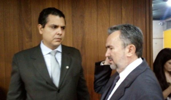Juiz Eliomar Rios com o deputado Antonio Félix(Imagem:Alepi)