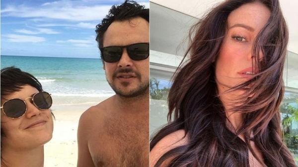 Bianca Bin com o marido, Sergio Guizé, par romântico de Paolla Oliveira em 