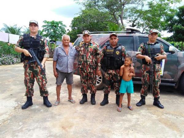 Patrulhamento Rural realiza rondas em localidades rurais de Floriano.(Imagem:3° BPM)