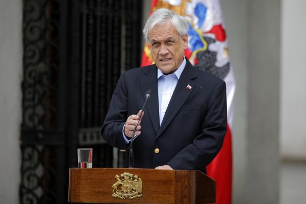  Sebastián Piñera anunciou cancelamento dos encontros de chefe de Estado.(Imagem: AFP )