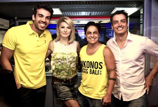 Dedé, Antônia Fontenelle, Thammy Miranda e Leo Dias.(Imagem:Rodolfo Viana/FM O Dia - Divulgação)