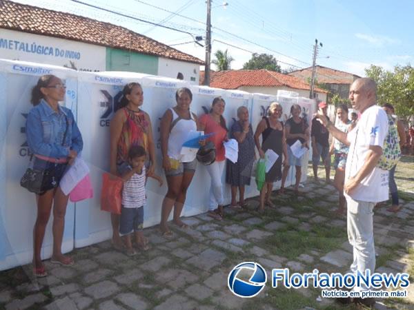Famílias de Barão de Grajaú recebem geladeiras da Caravana da Economia.(Imagem:FlorianoNews)