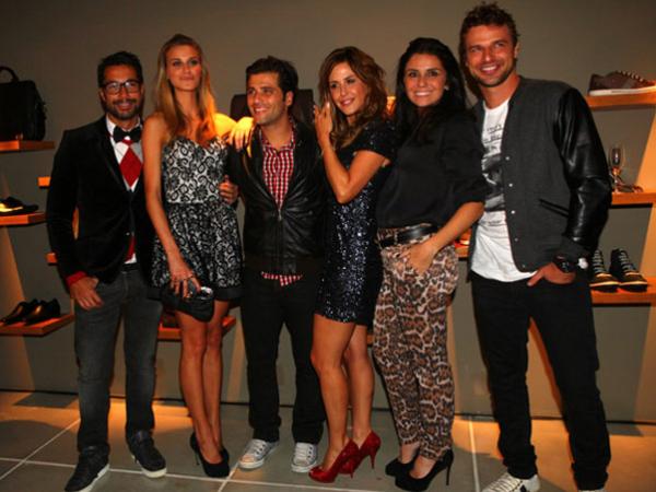 Fernando Torquatto, Renata Kuerten, Bruno Gagliasso,Guilhermina Guinle, Giovanna Antonelli e Cássio Reis: sem brigas(Imagem:Divulgação)