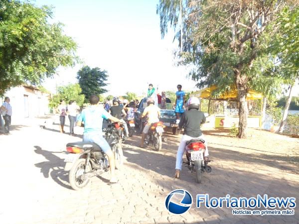 Motoristas realizam tradicional carreata de São Cristóvão em Floriano.(Imagem:FlorianoNews)