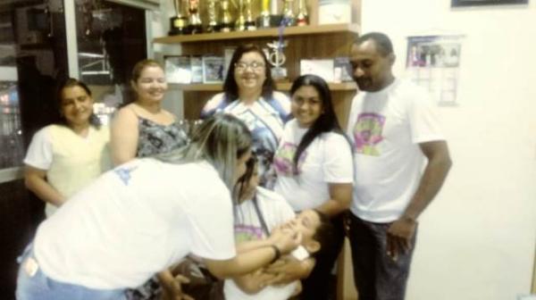 Escola Pequeno Príncipe recebe equipe para vacinação contra Poliomielite e Sarampo.(Imagem:FlorianoNews)