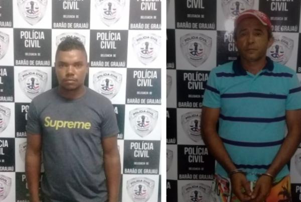 Dupla é presa por lesão corporal em Barão de Grajaú.(Imagem:Polícia Civil)