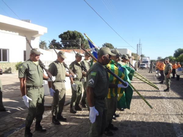 3º Batalhão de Polícia Militar realiza homenagem ao Dia do Soldado.(Imagem:FlorianoNews)