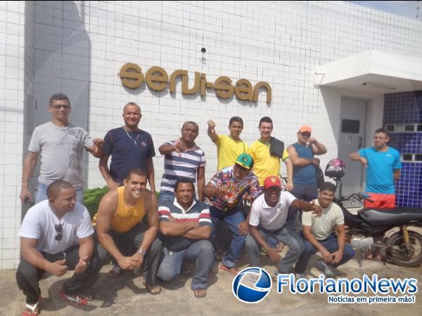 Funcionários de empresa de transporte de valores paralisam atividades em Floriano.(Imagem:FlorianoNews)