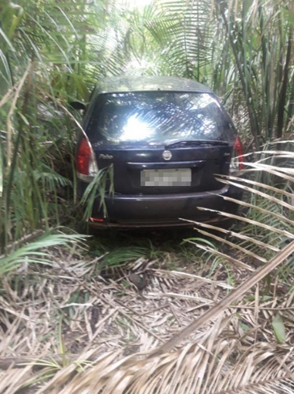 Carro foi encontrado na região da Taboca do Pau Ferrado(Imagem: Divulgação/Polícia Civil)