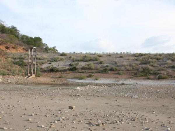 Barragem Cajazeiras, localizada na cidade de Pio IX, Sul do Piauí.(Imagem:Rosa Melo/Arquivo pessoal)