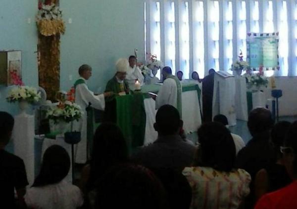 Frei James é confirmado como pároco na Paróquia de Nossa Senhora das Graças.(Imagem:FlorianoNews)