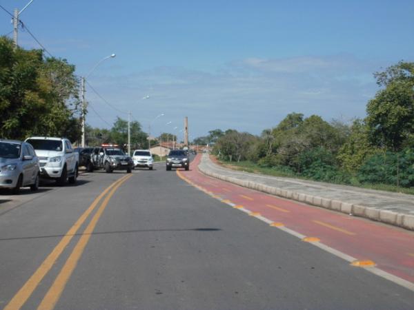 Avenida Esmaragdo de Freitas.(Imagem:FlorianoNews)