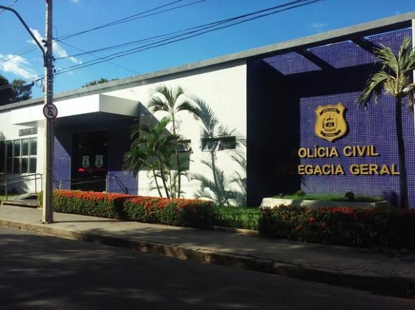 Delegacia Geral da Polícia Civil do Piauí em Teresina.(Imagem:Fernando Brito/G1)