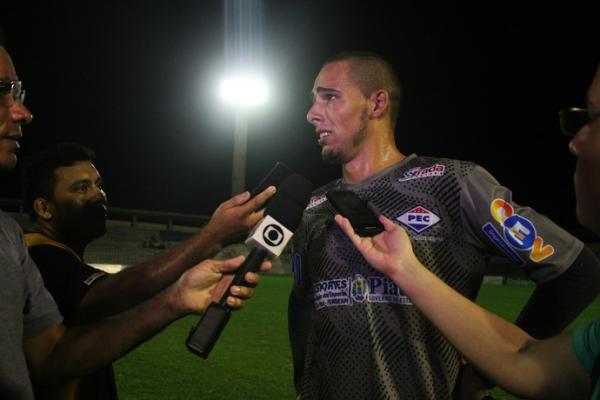 Goleiro Lucas Paulista, que defendeu o Piauí no Estadual, é principal alvo do Parnahyba.(Imagem:Joana Darc Cardoso)