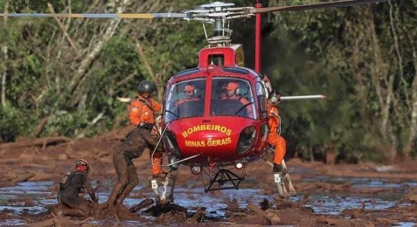 Piauí disponibiliza bombeiros para ajudar no resgate em Brumadinho.(Imagem:Reprodução)
