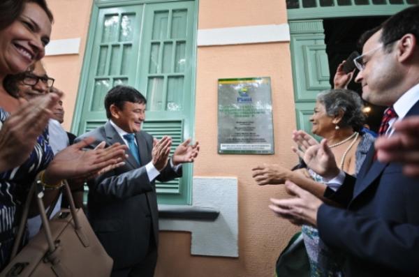 Wellington inaugura reforma do Clube dos Diários.(Imagem:Marcelo Cardoso)