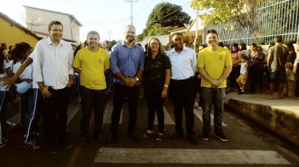 Escola Municipal Dona Aleluia celebra 84 anos com alvorada festiva.(Imagem:FlorianoNews)