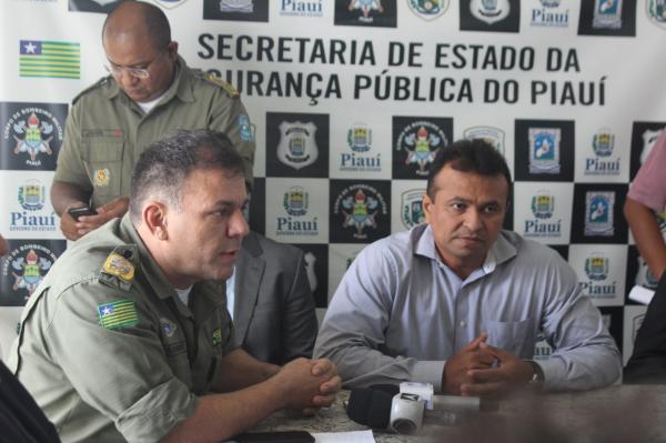  Comandante da Polícia Militar prometeu lisura do concurso.(Imagem:Catarina Costa/G1 PI)