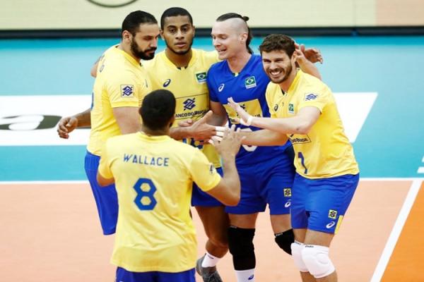 Brasil havia perdido para a França na final da Liga Mundial deste ano.(Imagem:Divulgação/FIVB)