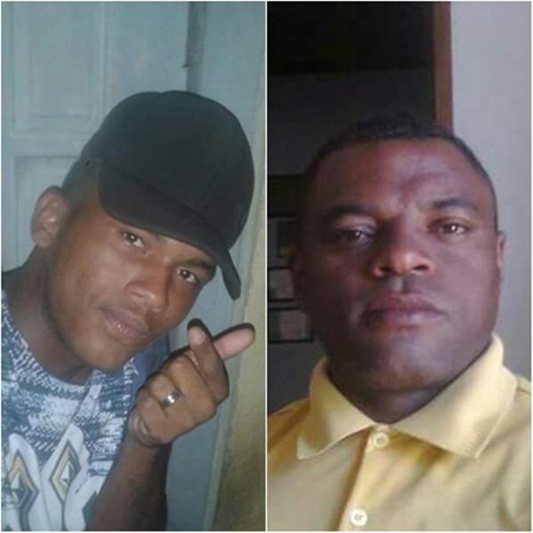 Denilson Hansley da Silva Rodrigues e Gerson Santos, ambos mortos com golpes de faca.(Imagem:Divulgação)
