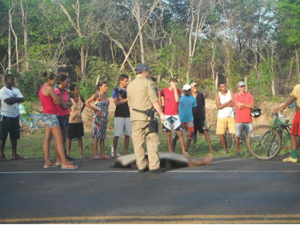 Acidente com vítima fatal nas proximidades da PRF de Floriano(Imagem:FlorianoNews)