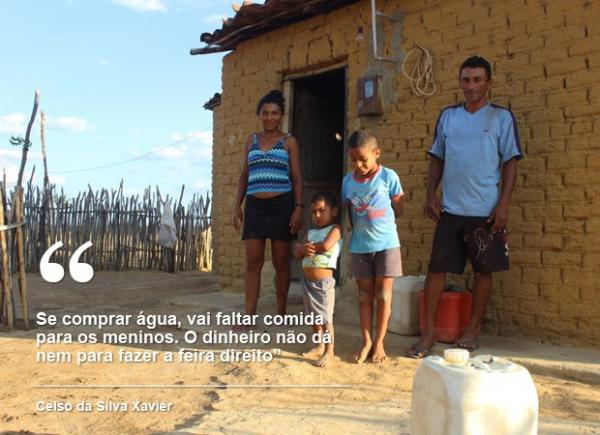 Família também é beneficiária do programa federal e recebe R$ 336 por mês em Queimada Nova.(Imagem:Patrícia Andrade/G1)