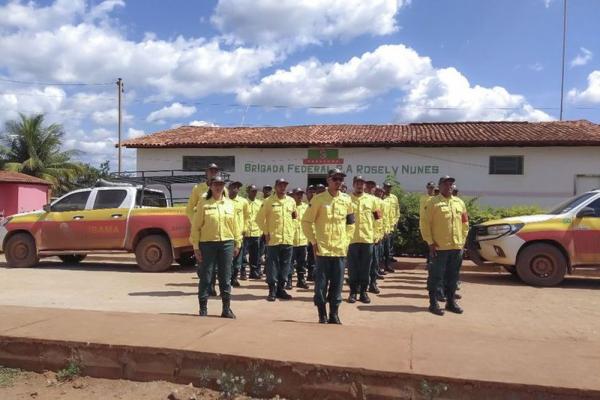 Brigada Federal de prevenção e combate a incêndio florestal.(Imagem:Ministério do Meio Ambiente/ Divulgação)