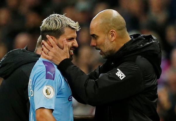 Agüero quebrou recordes pelo Manchester City. Mas Pep Guardiola não muda sua opinião sobre Messi...(Imagem:Andrew Yates/Reuters)