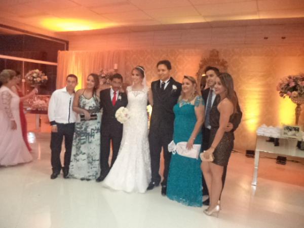 Enlace matrimonial de Marcello Borges e Priscylla Castro.(Imagem:FlorianoNews)