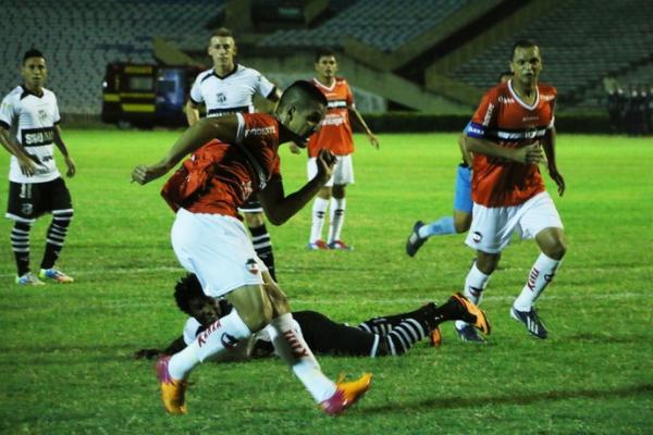 River-PI x Ceará empataram em 1 a 1 na segunda rodada da Copa do Nordeste.(Imagem: Emanuele Madeira)