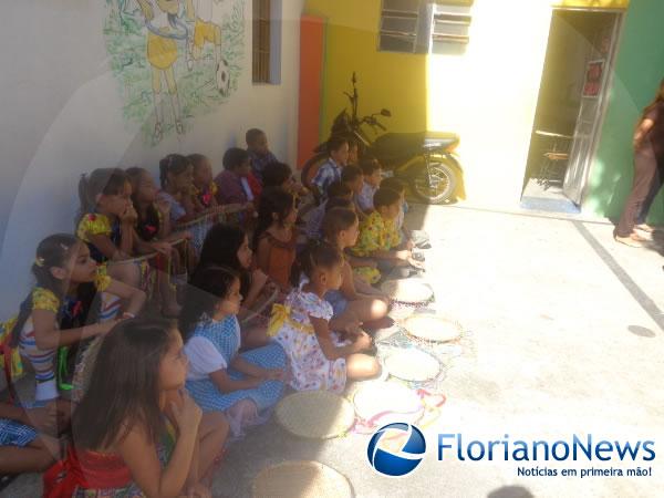 Escola Mega de Floriano comemora o Dia do Folclore.(Imagem:FlorianoNews)