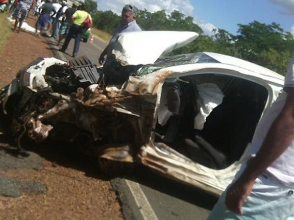 Acidente em Jerumenha deixa um morto no Sul do Piauí.(Imagem:Gleison Fernandes/Portal Cidade Luz)