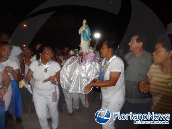 Procissão e missa encerraram o festejo de Nossa Senhora da Conceição em Floriano.(Imagem:FlorianoNews)