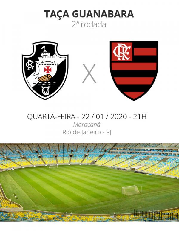 Vasco x Flamengo: veja escalações, desfalques e arbitragem(Imagem:Divulgação)