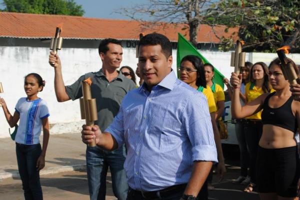 Solenidade na Praça Santo Antônio marca abertura da Semana da Pátria em Barão de Grajaú.(Imagem:Reprodução/Facebook)