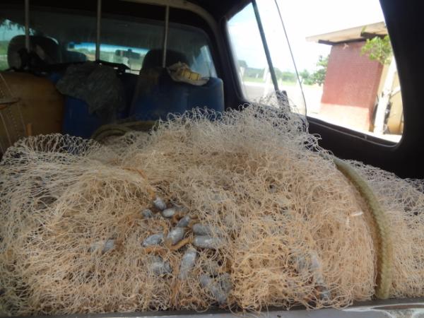 IBAMA incinera redes de pesca ilegais no período da piracema.(Imagem:FlorianoNews)