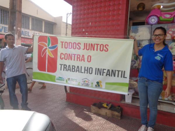 SEMDAS promove ações contra o trabalho infantil em Floriano.(Imagem:FlorianoNews)