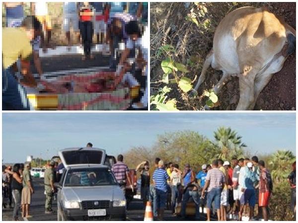 Dois homens morrem em acidente na rodovia que liga Oeiras a Colônia do Piauí.(Imagem:Mura da Vila)