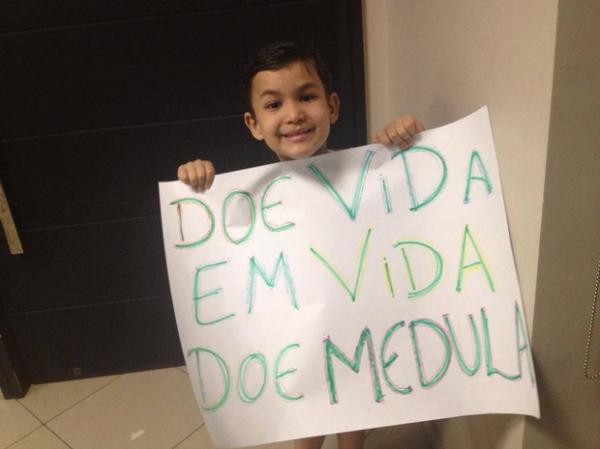 Caio Rodrigues tem leucemia e precisa de transplante de medula óssea.(Imagem:Arquivo pessoal)