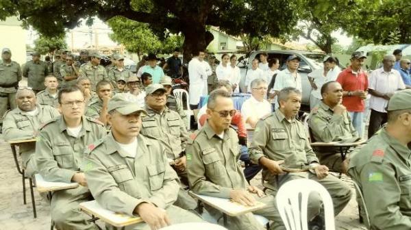 Saúde realiza ação do Novembro Azul com policiais militares do BPM de Floriano.(Imagem:FlorianoNews)