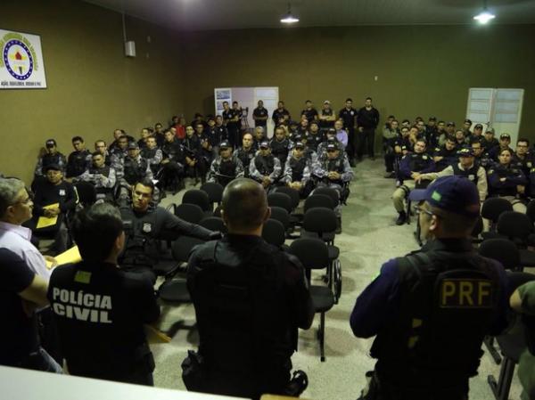 Polícia Rodoviária Federal também dá suporte à operação.(Imagem:Divulgação/Polícia Civil)