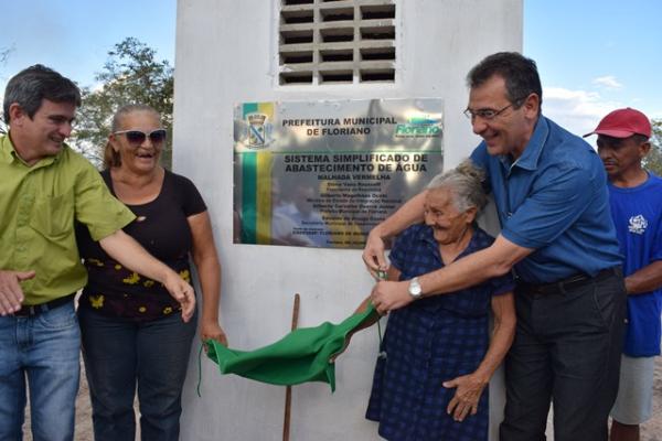 Comunidade Malhada Vermelha é contemplada com Sistema de Distribuição de Água.(Imagem:Waldemir Miranda)