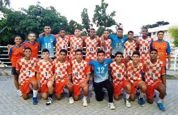 Caic Balduíno no Brasileiro cadete de handebol.(Imagem:Divulgação)