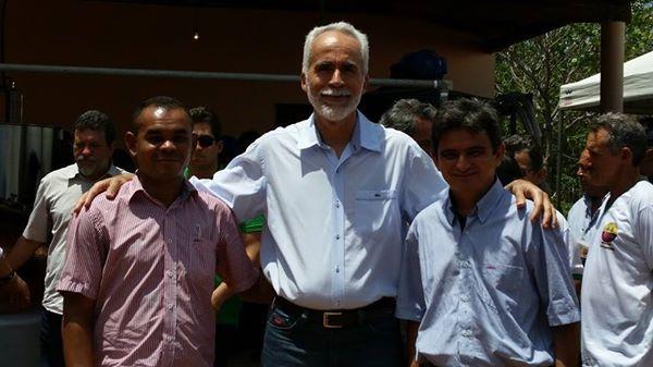 Celso Vieira, Deputado Jesus Rodrigues e Edvaldo Araújo(Imagem:Reprodução/Facebook)