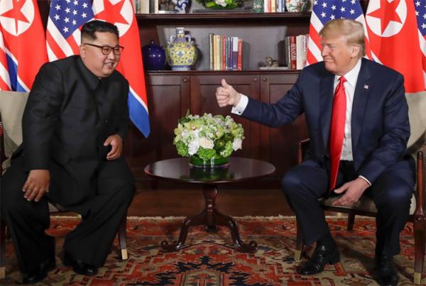 Trump e King Jong-un(Imagem:Reprodução)
