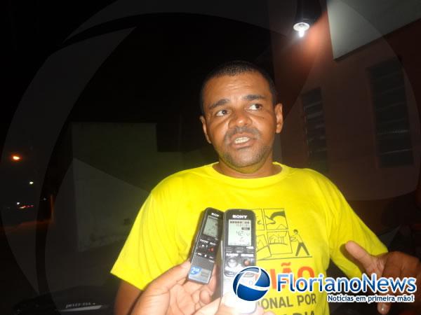 Osael de Sousa, representante do SINSPEM-FLO.(Imagem:FlorianoNews)